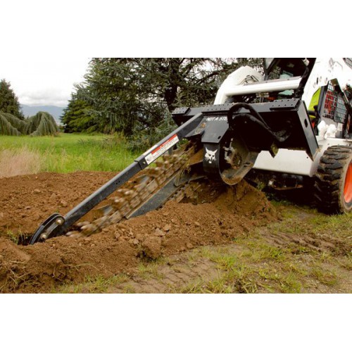 TRANCHEUSE  SUR BOBCAT CHENILLE OU PNEU