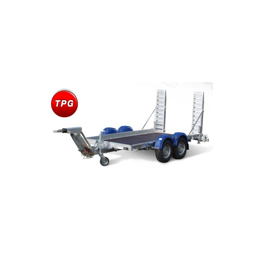 Remorque porte engin 2500 kg PTAC - Location