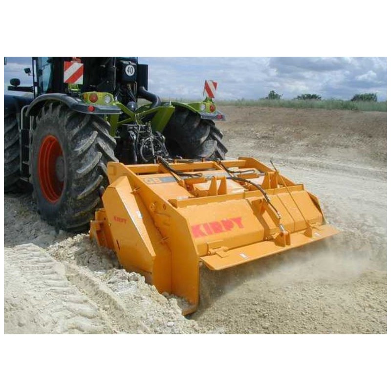 Broyeur de pierre  sur tracteur 300 Cv         L 2 000 mm