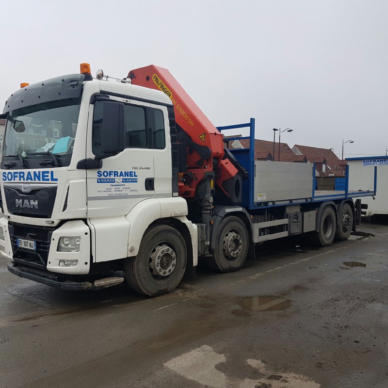 Camion Grue Avant 53T